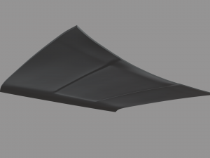 Car Bonnet 07 3D Model