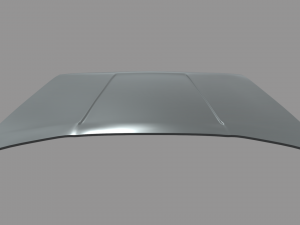 Car Bonnet 07 3D Model