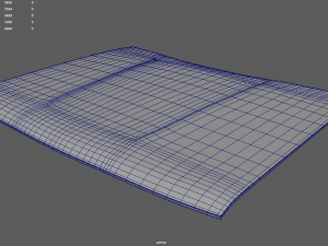 Car Bonnet 07 3D Model