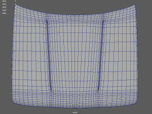 Car Bonnet 07 3D Model