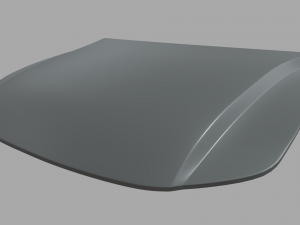 Car Bonnet 08 3D Model