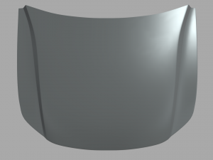 Car Bonnet 08 3D Model