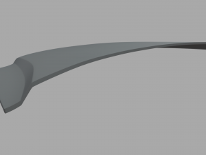 Car Bonnet 08 3D Model