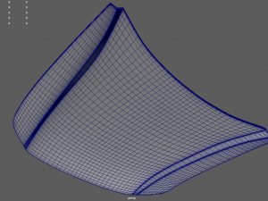Car Bonnet 08 3D Model