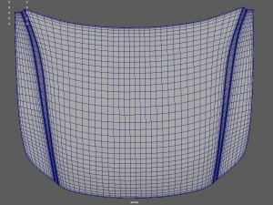 Car Bonnet 08 3D Model