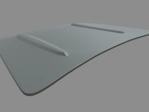 Car Bonnet 09 3D Model
