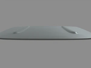 Car Bonnet 09 3D Model