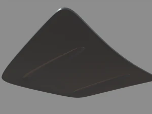 Car Bonnet 09 3D Model