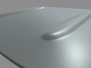 Car Bonnet 09 3D Model