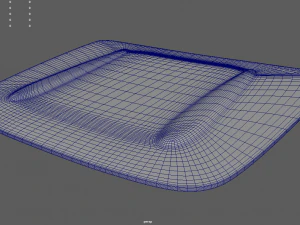 Car Bonnet 09 3D Model