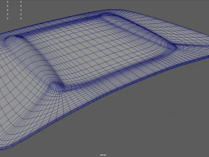 Car Bonnet 09 3D Model