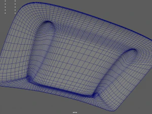 Car Bonnet 09 3D Model