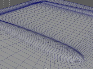 Car Bonnet 09 3D Model