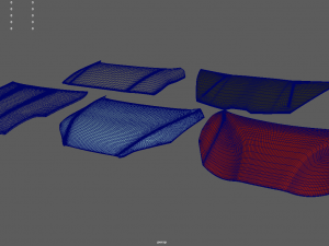 Car Bonnet Pack 01 3D Model