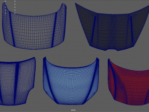 Car Bonnet Pack 01 3D Model