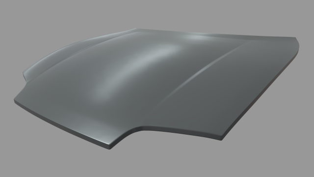Car Bonnet Toyota Supra 3D Модель .c4d .max .obj .3ds .fbx .stl .blend 