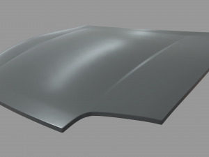 Car Bonnet Toyota Supra 3D Model