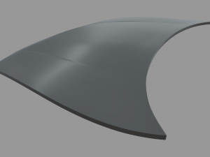 Car Bonnet Toyota Supra 3D Модель