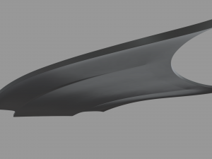 Car Bonnet Toyota Supra 3D Модель