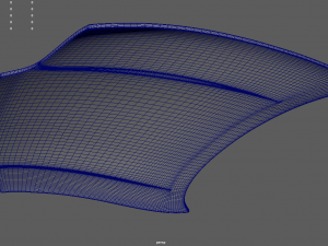 Car Bonnet Toyota Supra 3D Модель