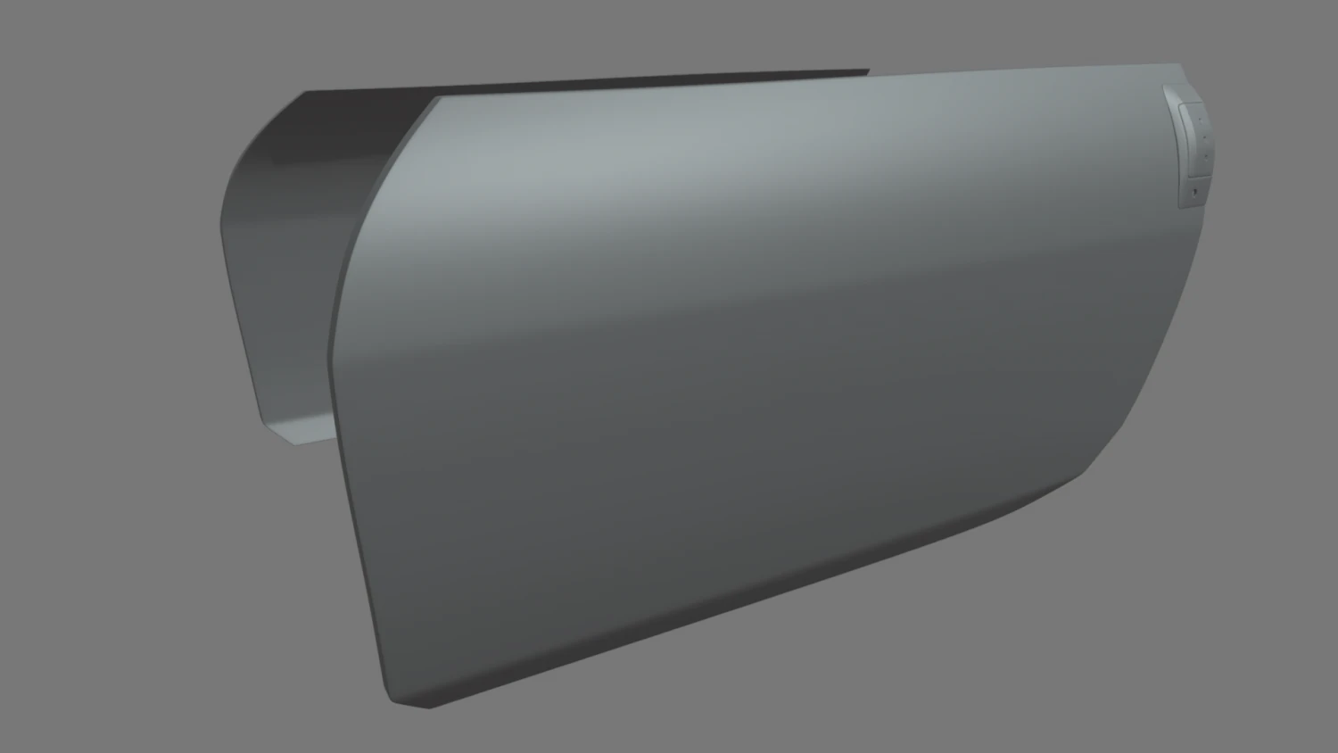 Car Door 02 3D Model .c4d .max .obj .3ds .fbx .stl .blend 