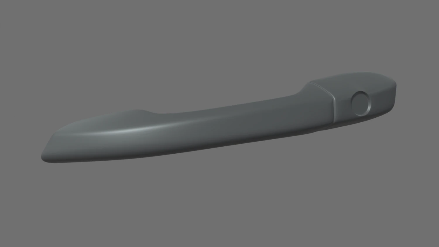 Car Door Handle 01 3D Model .c4d .max .obj .3ds .fbx .stl .blend 