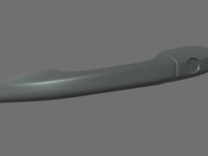 Car Door Handle 01 3D Model
