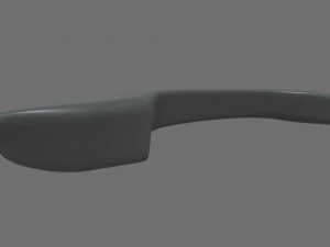 Car Door Handle 01 3D Model