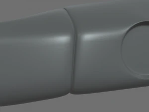 Car Door Handle 01 3D Model