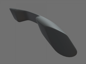 Car Door Handle 01 3D Модель