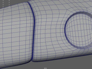 Car Door Handle 01 3D Model