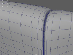 Car Door Handle 01 3D Model
