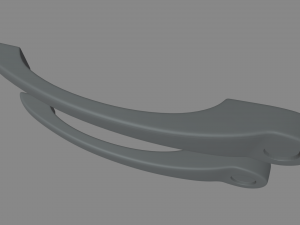 Car Door Handle 02 Modello 3D