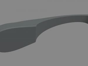 Car Door Handle 02 Modello 3D