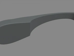 Car Door Handle 02 3D Model
