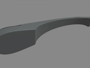 Car Door Handle 02 3D Model