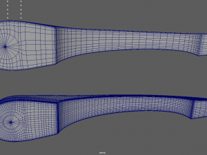 Car Door Handle 02 Modello 3D