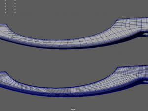 Car Door Handle 02 Modello 3D