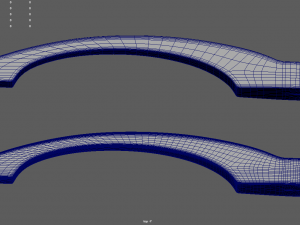 Car Door Handle 02 Modello 3D