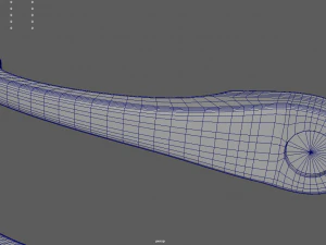 Car Door Handle 02 3D Model