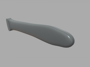 Car Door Handle 03 3D Model
