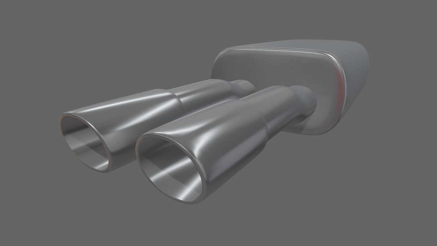 Car Exhaust Pipe 3D Model .c4d .max .obj .3ds .fbx .stl .blend 