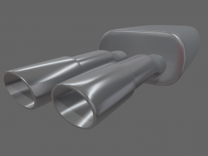 Car Exhaust Pipe 3D Model