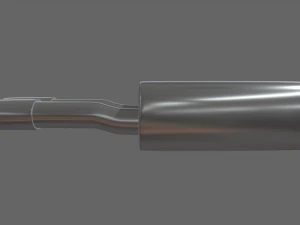 Car Exhaust Pipe 3D Model