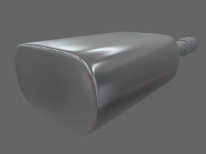 Car Exhaust Pipe 3D Model
