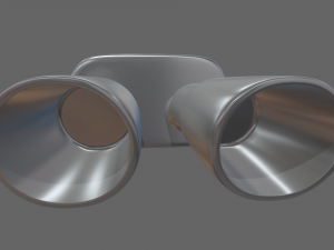 Car Exhaust Pipe 3D Model