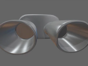 Car Exhaust Pipe 3D Model