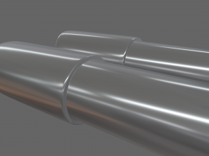 Car Exhaust Pipe 3D Model
