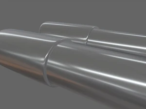 Car Exhaust Pipe 3D Model