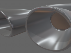 Car Exhaust Pipe 3D Model